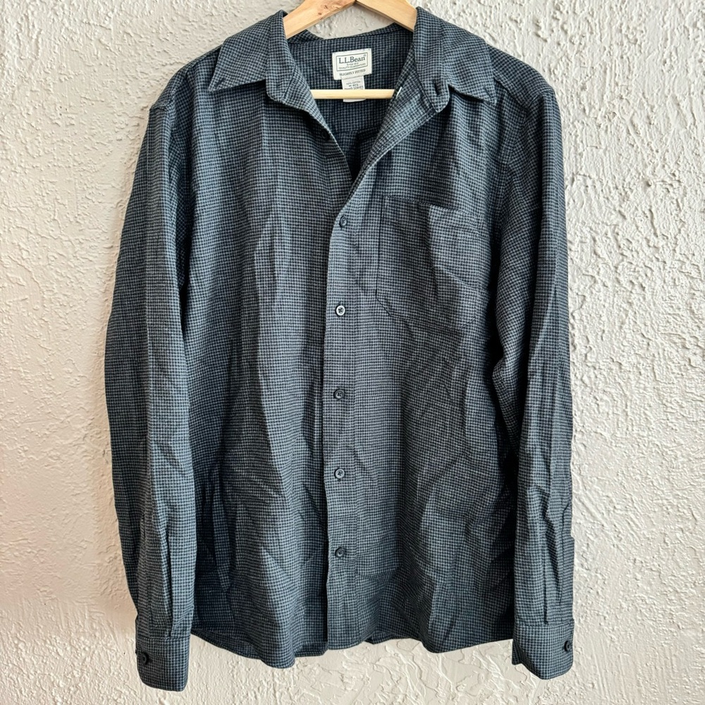 L.L. Bean men’s button down long sleeve shirt